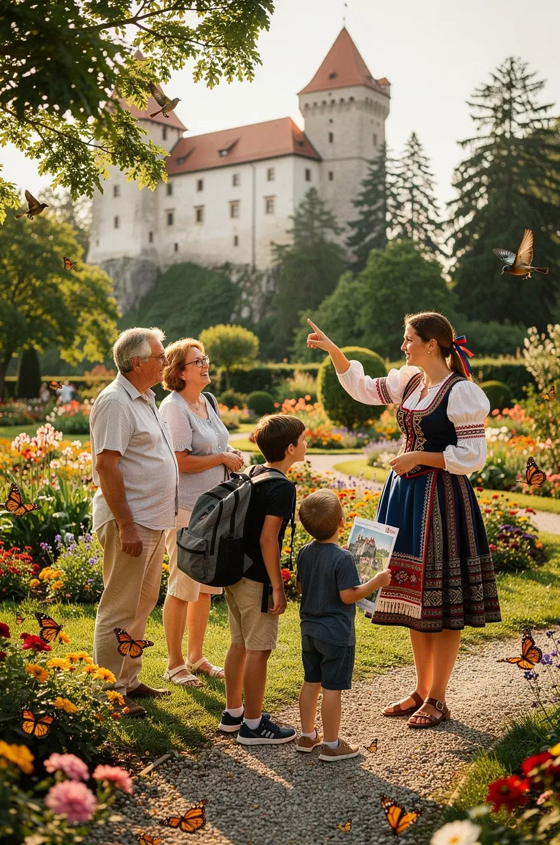 Trasa tematickej prehliadky spájajúca významné hrady, kaštiele a pamiatky v malebnej slovenskej krajine